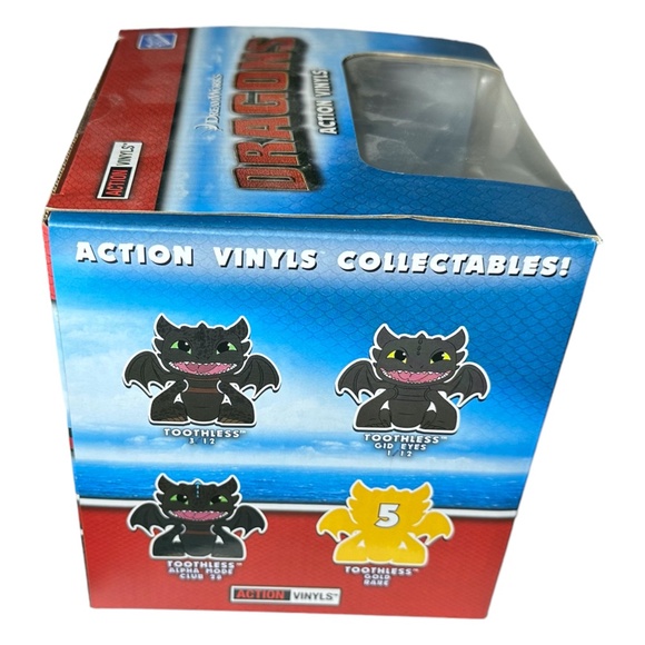 The Loyal Subjects How to Train Your Dragon Toothless Gid Eyes Action Vinyl - Picture 3 of 5